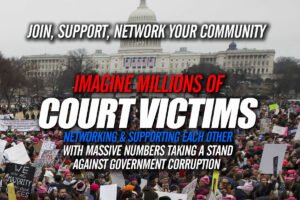 Join chat court victim and help fight judicial abuse and stop the lawyers