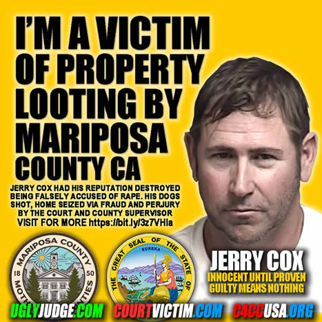 Jerry Cox Im victim of LA county Estate looting