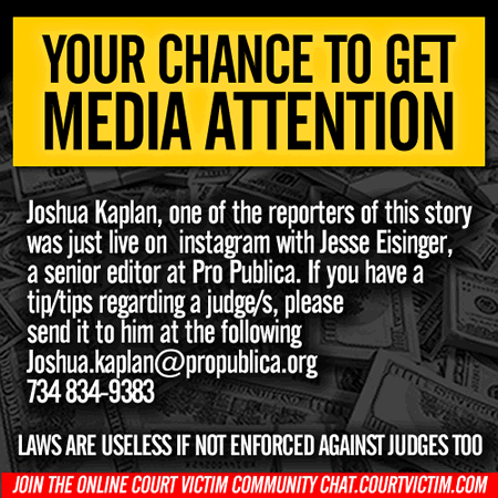 Joshua Kaplan, one of the reporters of this story was just live on instagram with Jesse Eisinger, a senior editor at Pro Publica