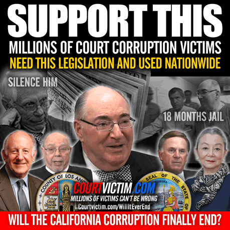 Support this Dr Richard I Fine Los Angeles County California Corrupt Members ignore judicial corruption victims