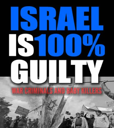 Israel is 100% guilty of war crimes, genocide and targeting and killing women and children