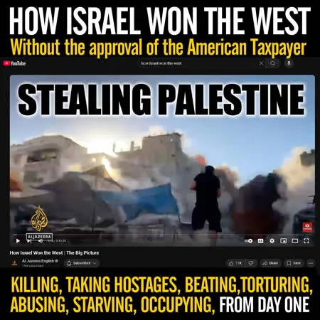 YouTube stealing Palestine behind the backs of the American taxpayer