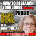 Group logo of HOW TO RESEARCH YOUR JUDGE Janet Phelan